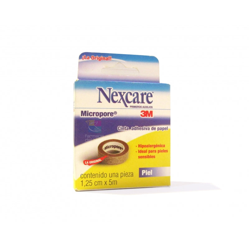 NEXCARE MICROPORE SKIN-COLORED TAPE 1.25CMX5M
