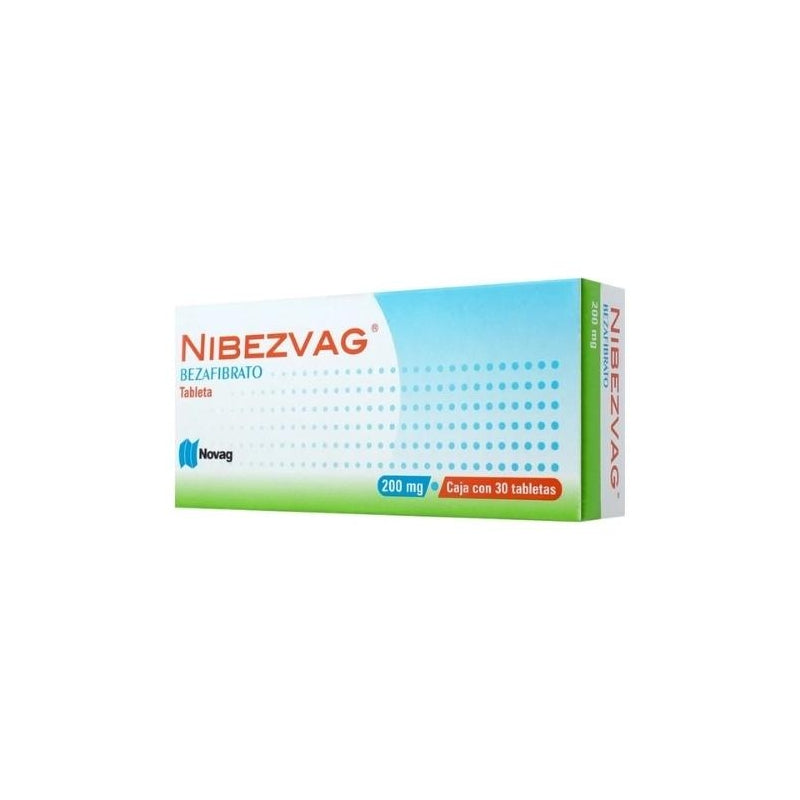 NIBEZVAG (bezafibrate) 200 mg 30 TABLETS