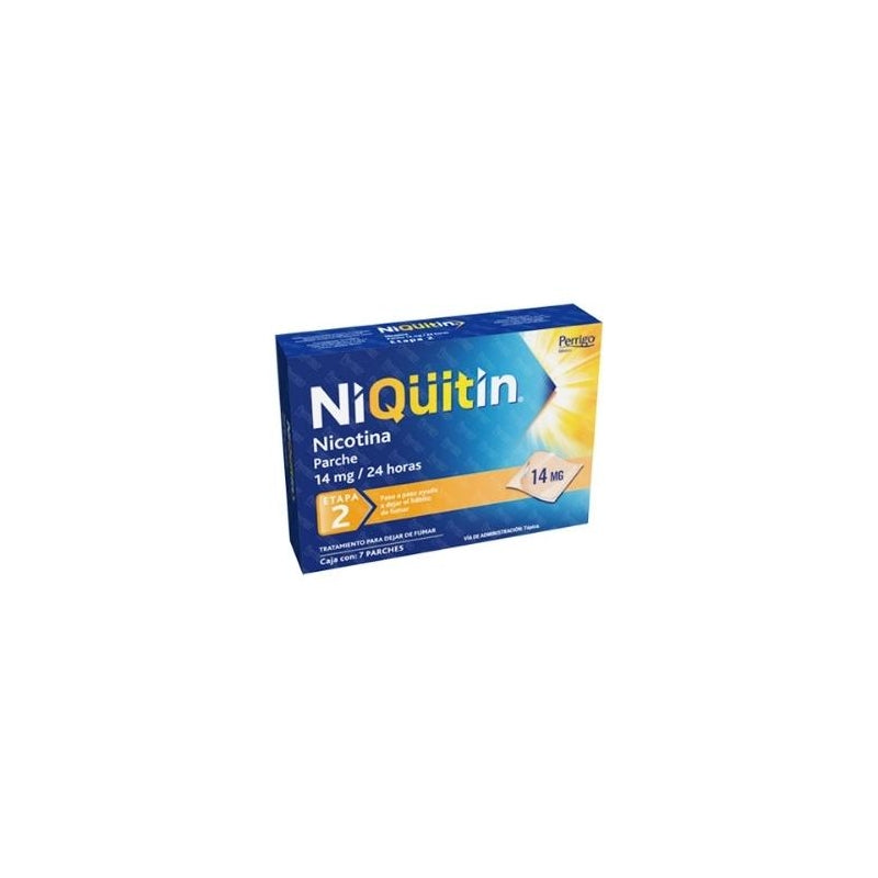 NIQUITIN (NICOTINE) 14MG 7 PATCHES