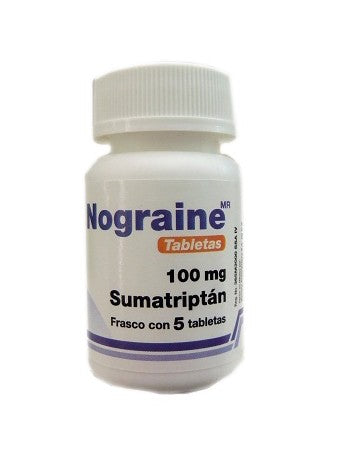 NOGRAINE (SUMATRIPTAN) 100MG 5TAB