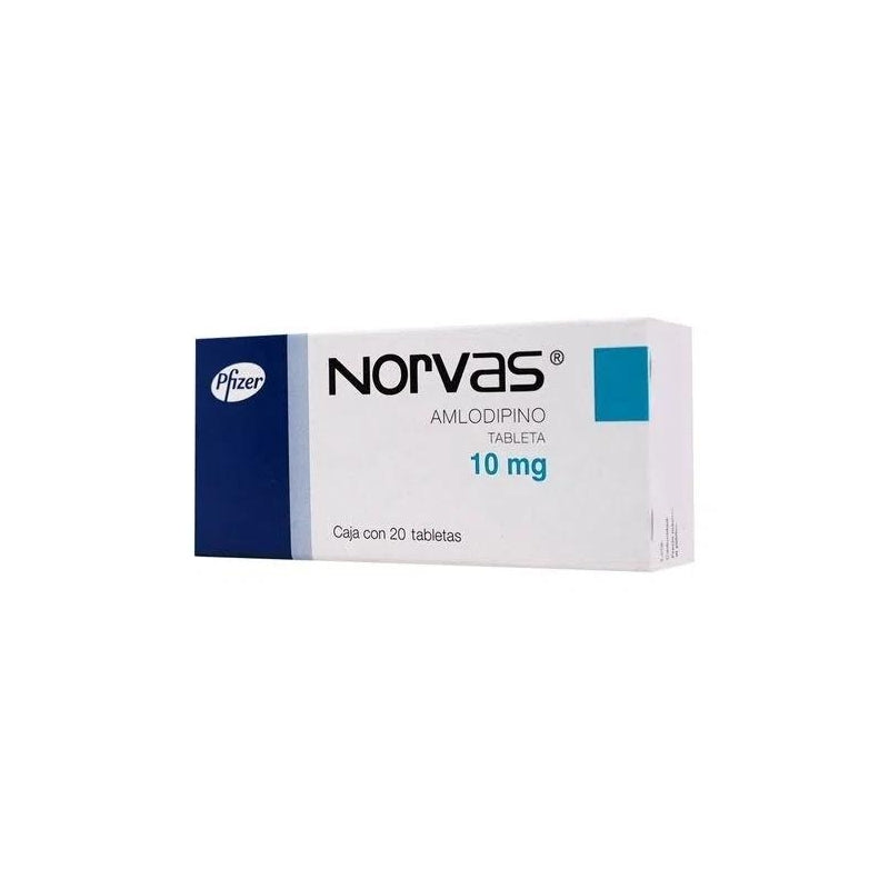 NORVAS (Amlodipine) 10mg 20tablets
