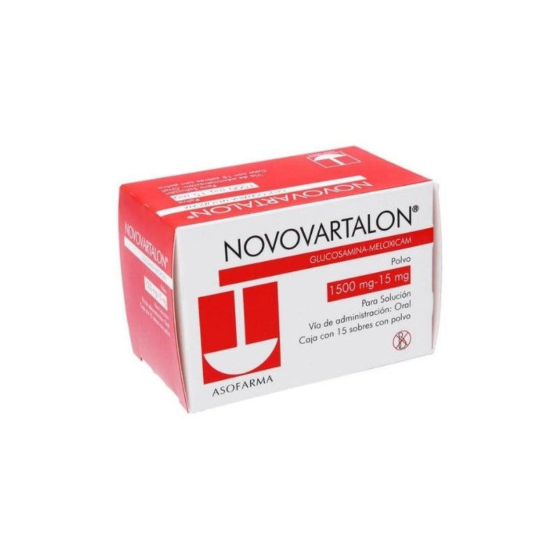 NOVOVARTALON (GLUCOSAMINE-MELOXICAM) 1500MG-15MG 15 SACHETS