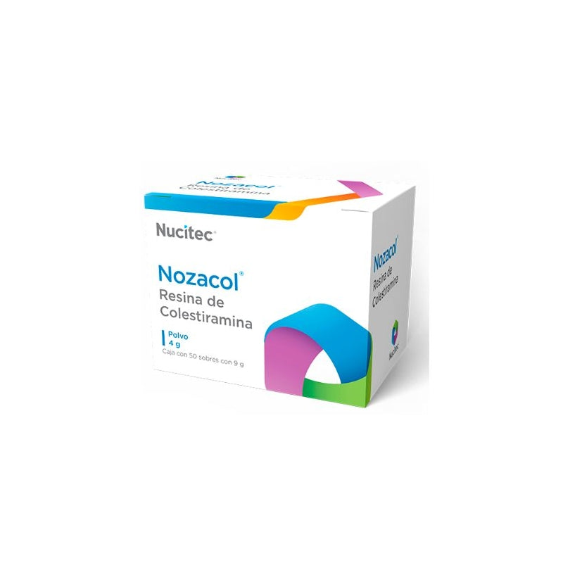 NOZACOL (Cholestyramine Resin) w/50 9G POWDER 4G SACHETS