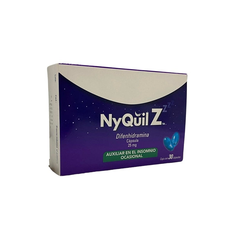 NYQUIL Z (DIPHENHYDRAMINE) 25MG 30 CAP