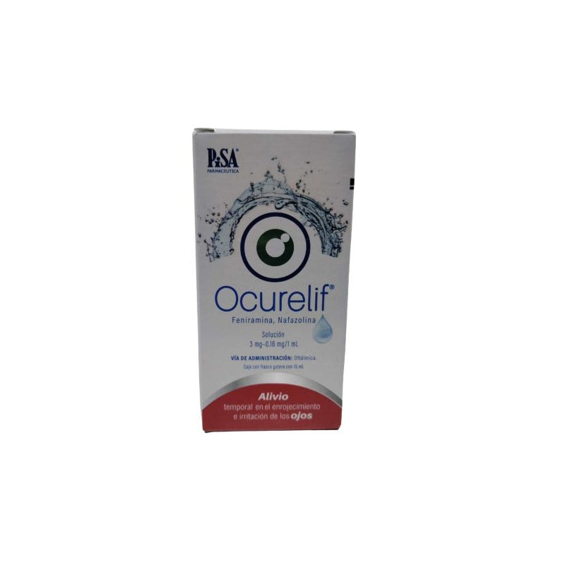 OCURELIF (PHENIRAMINE, NAPHAZOLINE) 3MG-0.16 MG/1ML