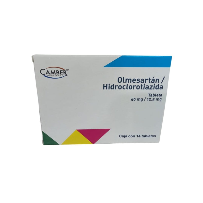 Olmesartan / Hydrochlorothiazide - 40mg/ 12.5mg 14 tablets