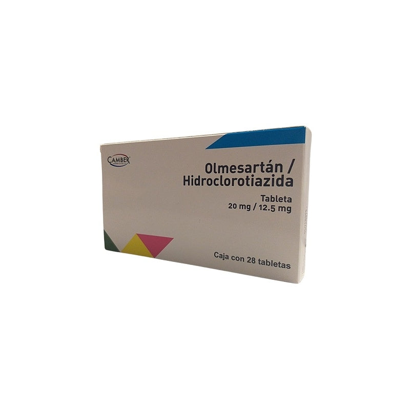 OLMESARTAN/HYDROCHLOROTHIAZIDE (OLMESARTAN/HYDROCHLOROTHIAZIDE) 20 MG 28 TABLETS