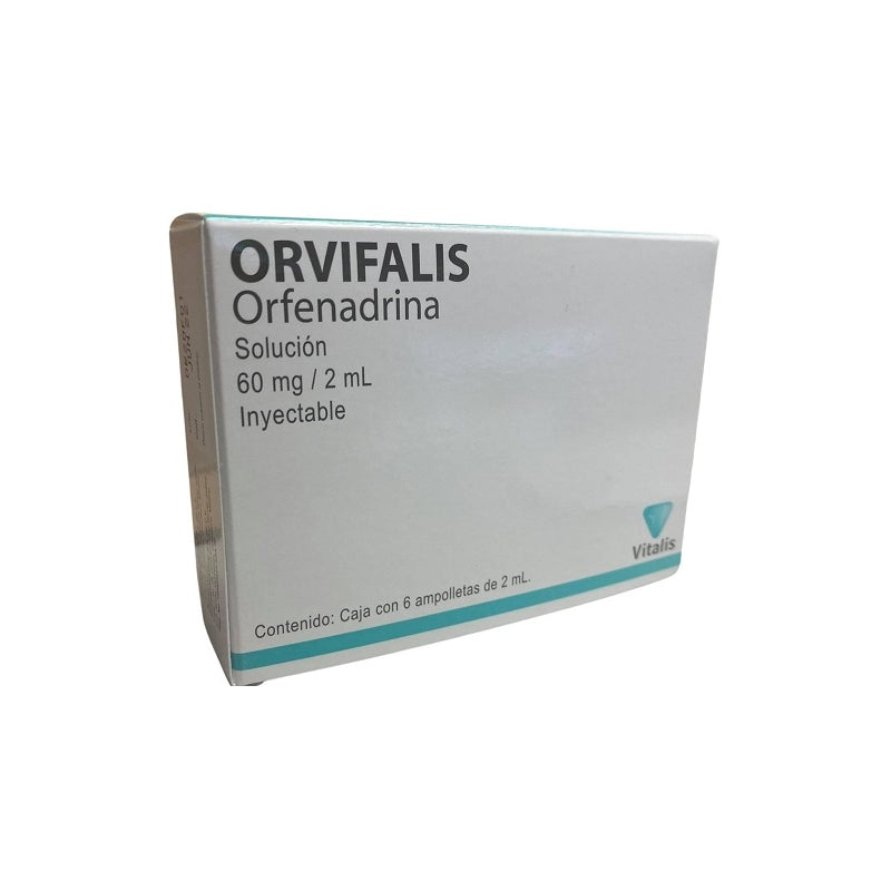 ORVIFALIS (ORPHENADRINE) SOLUTION 60 MG/2ML