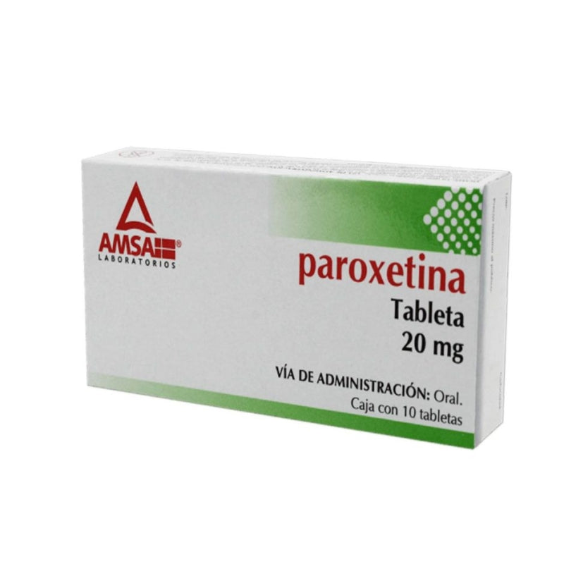 PAROXETINE 20MG 10TABLETS