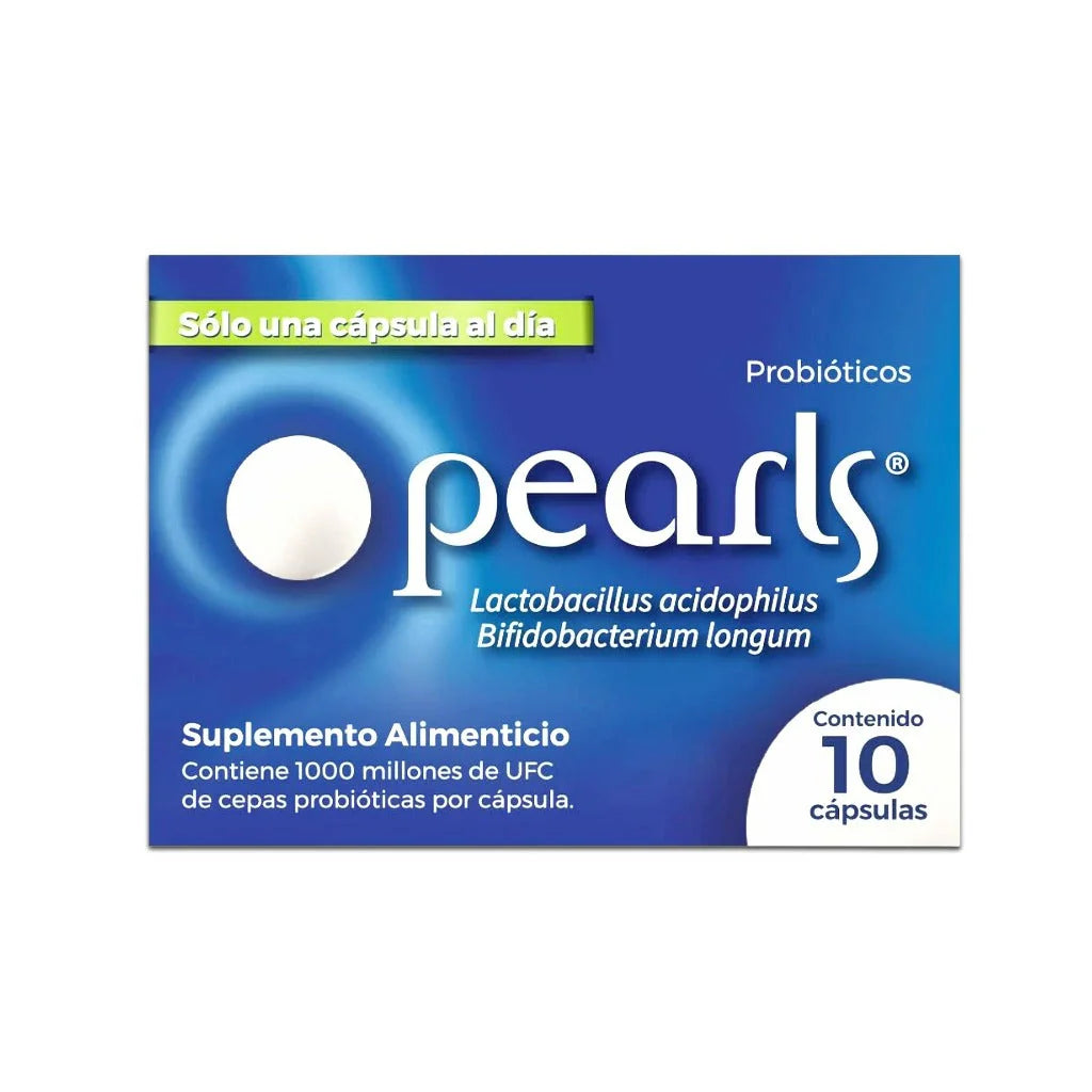 PEARLS (LACTOBACILLUS ACIDOPHILUS BIFIDOBACTERIUM LONGUM) 10CAPSULAS