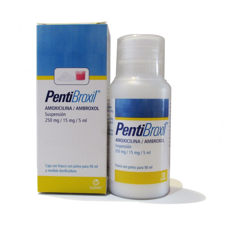 PENTIBROXIL (Amoxicillin/Ambroxol) 250mg/15mg/5ml susp 90ml