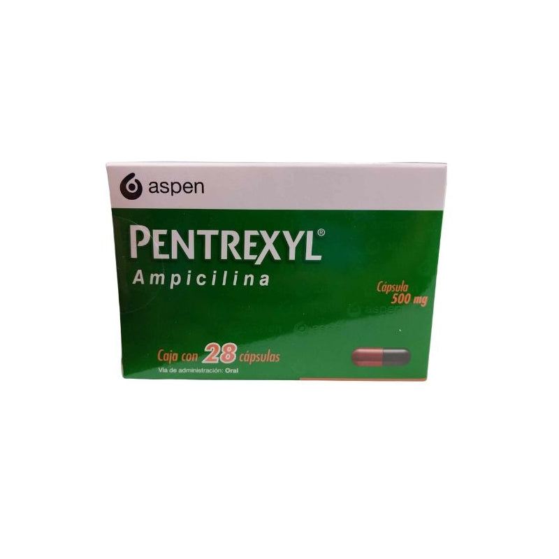 PENTREXYL (AMPICILLIN) 500MG 28CAPS