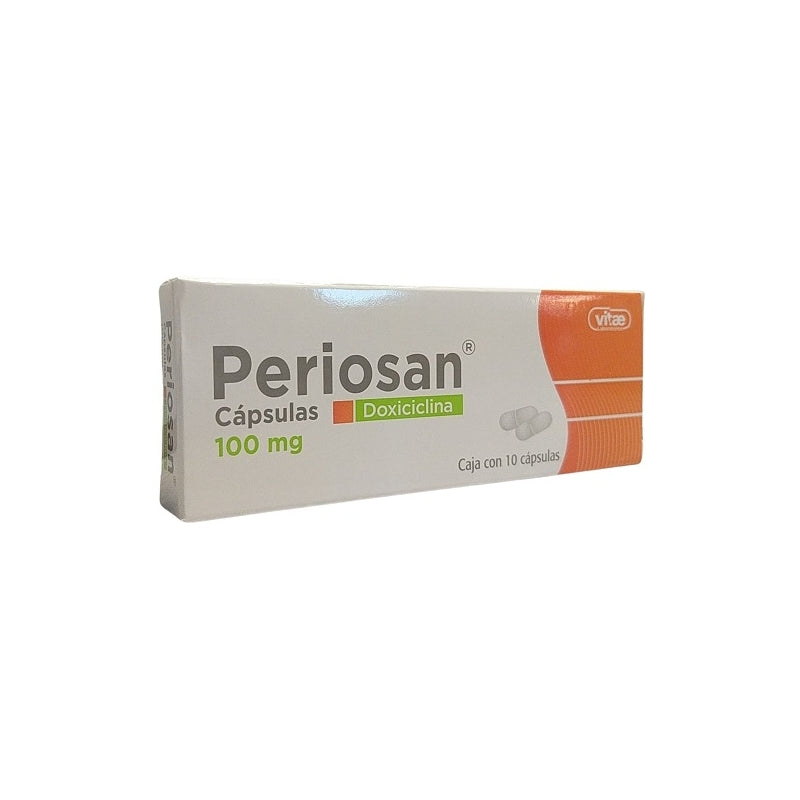 PERIOSAN (DOXYCYCLINE) 10 CAPS 100 MG