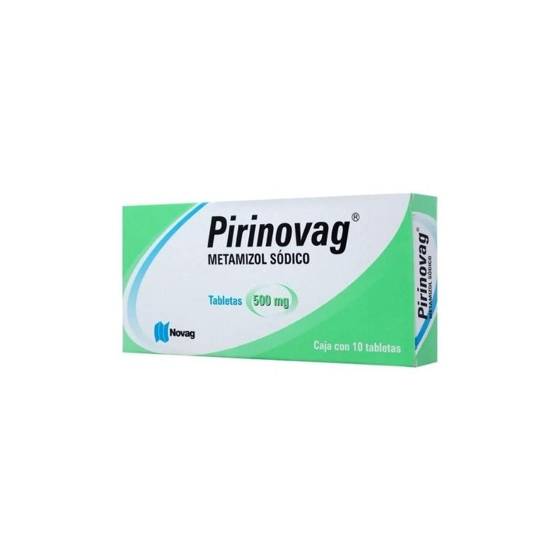 PIRINOVAG (Metamizole sodium) 500mg 10 tablets