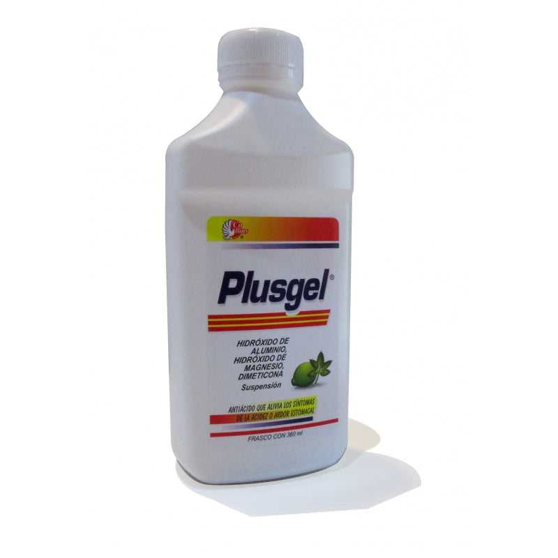 PLUSGEL (Aluminum Hydroxide/Magnesium Hydroxide/Dimethicone) suspension 360ml