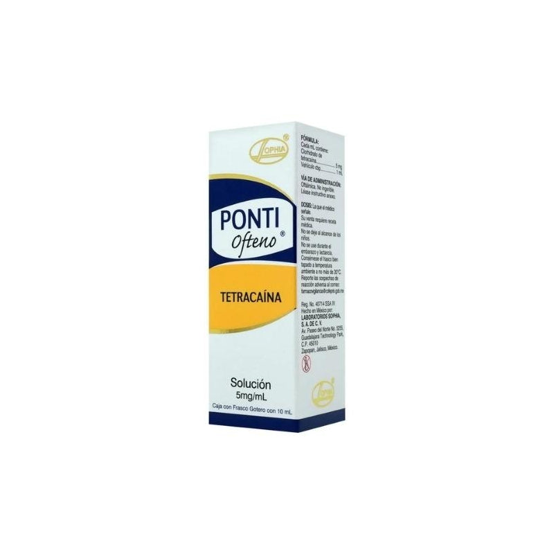 PONTI OFTENO (Tetracaine) 5mg 10ml sol
