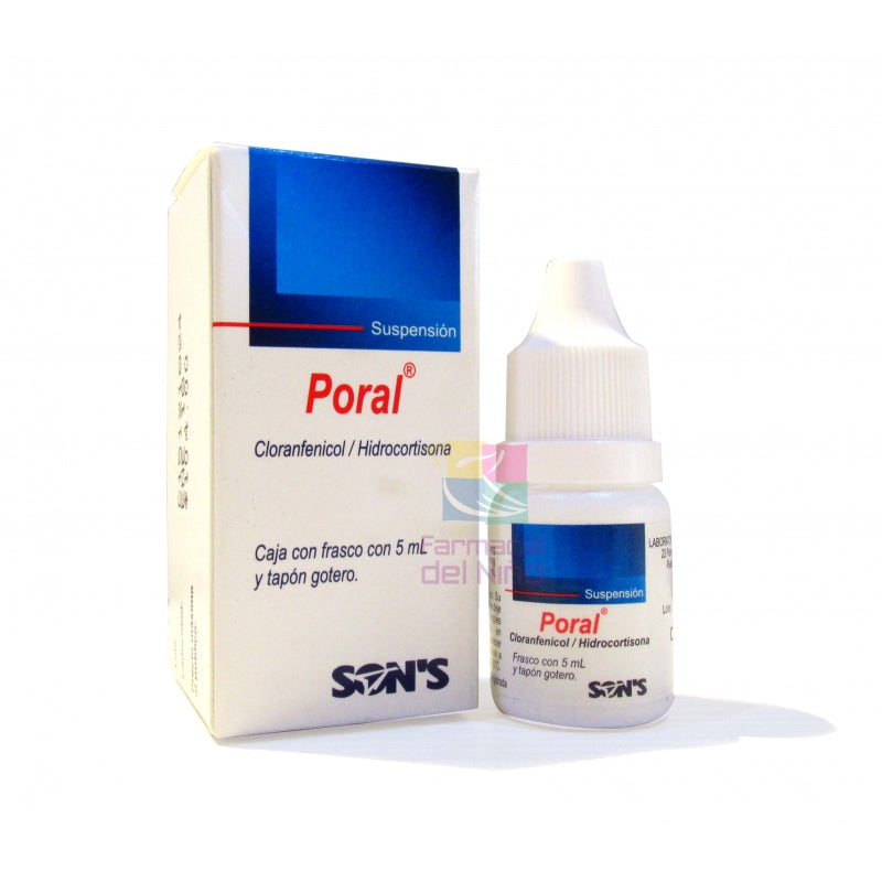 PORAL (CHLORAMPHENICOL/HYDROCORTISONE) OPHTHALMIC SOLUTION 5ML