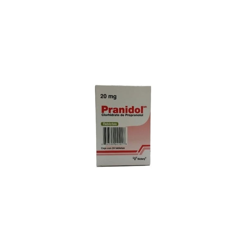 PRANIDOL (PROPRANOLOL HYDROCHLORIDE) 20MG 24 TABLETS