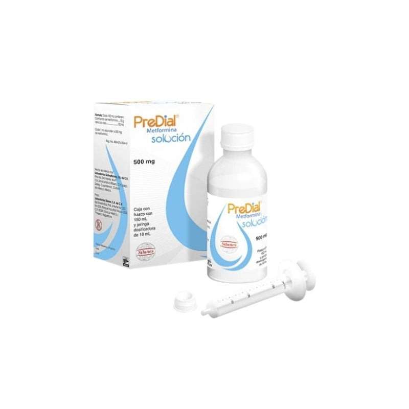 PREDIAL 500MG 150ML SOLUTION (METFORMIN)