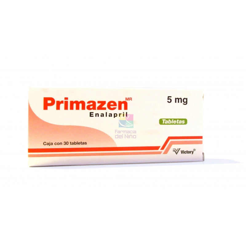 PRIMAZEN (ENALAPRIL) WITH 30 TABLETS 5 MG