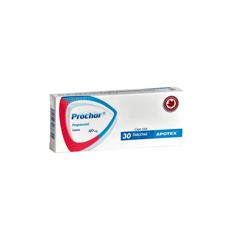 PROCHOR (PROPRANOLOL) 40MG 30 TABLETS