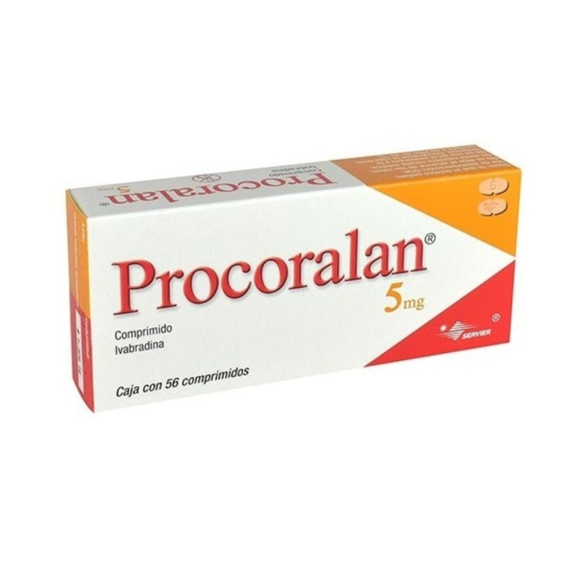 PROCORALAN (IVABRADINE) 5MG 56 TABLETS