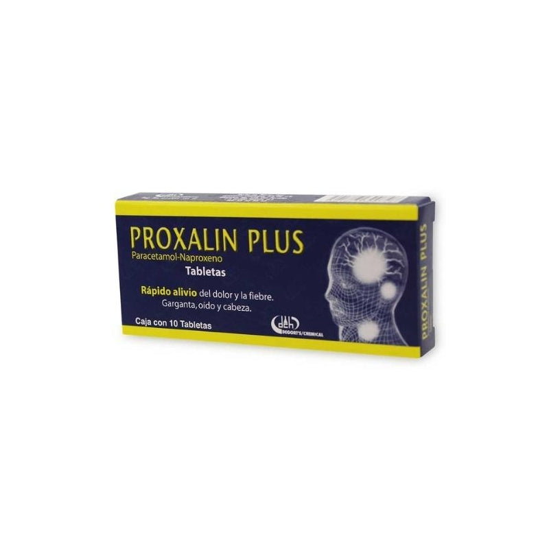 PROXALIN PLUS (PARACETAMOL, NAPROXEN) 300MG/250MG 10 TABLETS