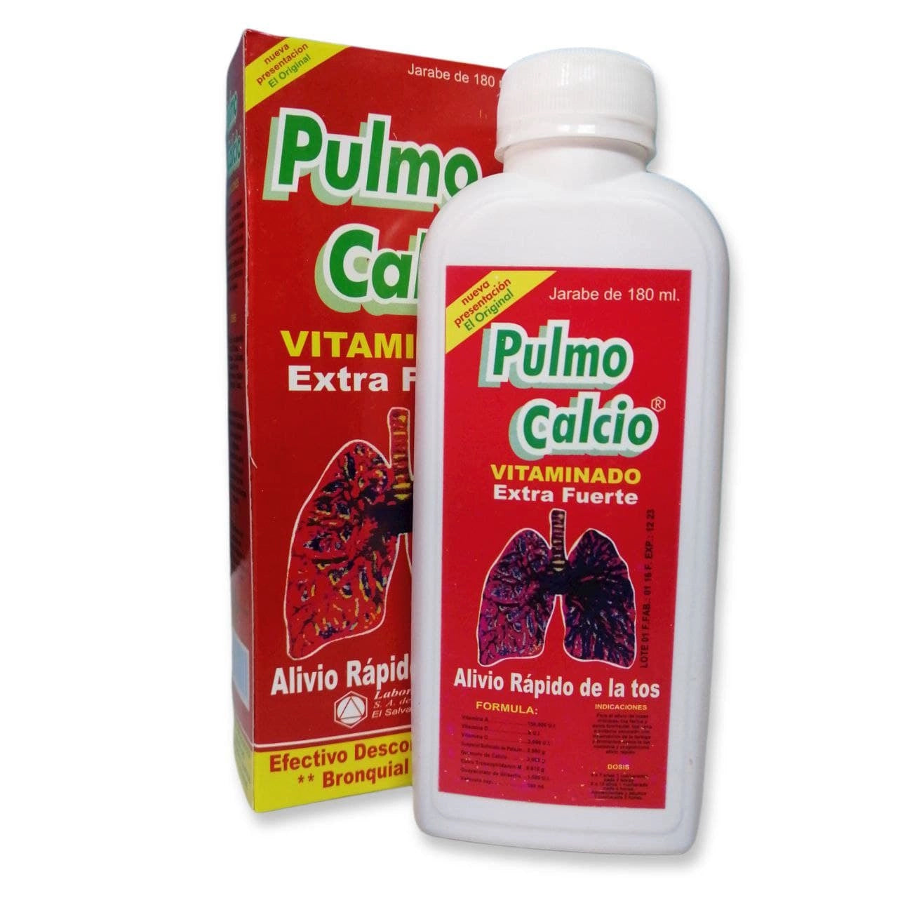 PULMO CALCIUM VITAMINIZED EXTRA STRENGTH SYRUP 180ML