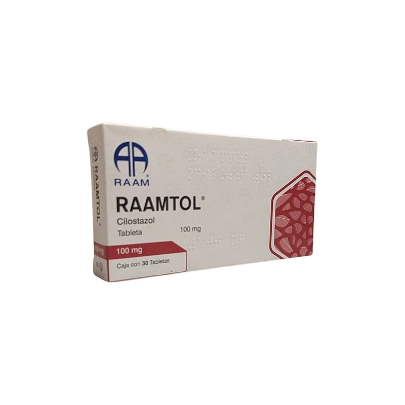 RAAMTOL (CILOSTAZOL) 100MG 30 TABLETS