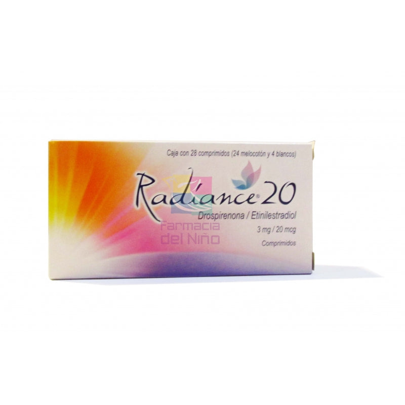 RADIANCE 3MG/20MCG (DROSPIRENONE/ETHINYL ESTRADIOL) 28TABLETS