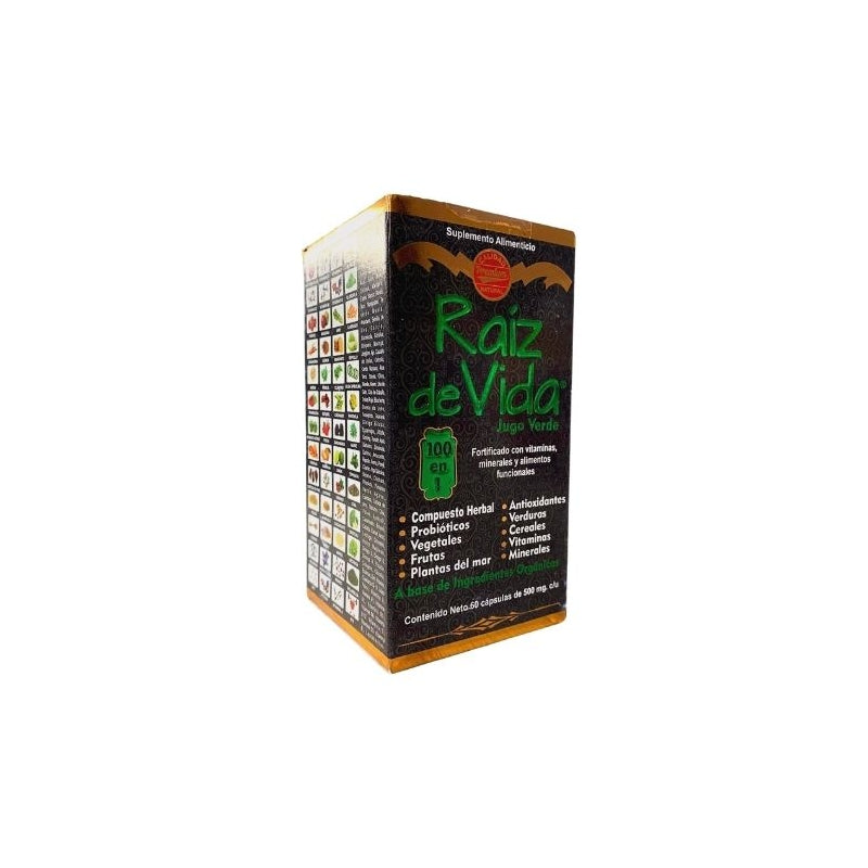 ROOT OF LIFE GREEN JUICE 500MG 60 CAP