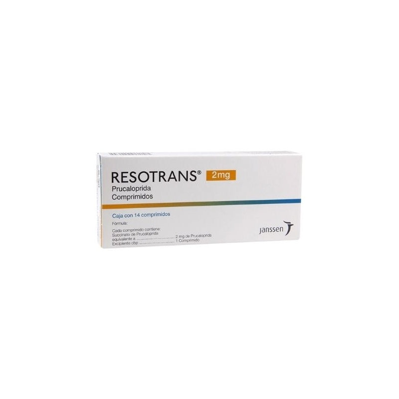 RESOTRANS (PRUCALOPRIDE) 2MG 14 TABLETS