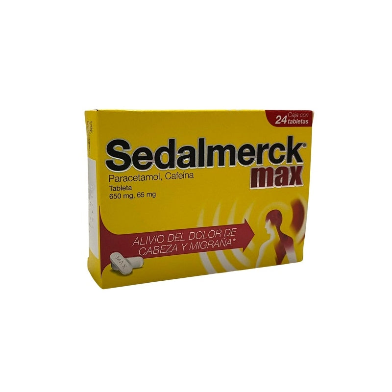 SEDALMERCK MAX (ACETAMINOPHEN, CAFFEINE) 650MG/65MG