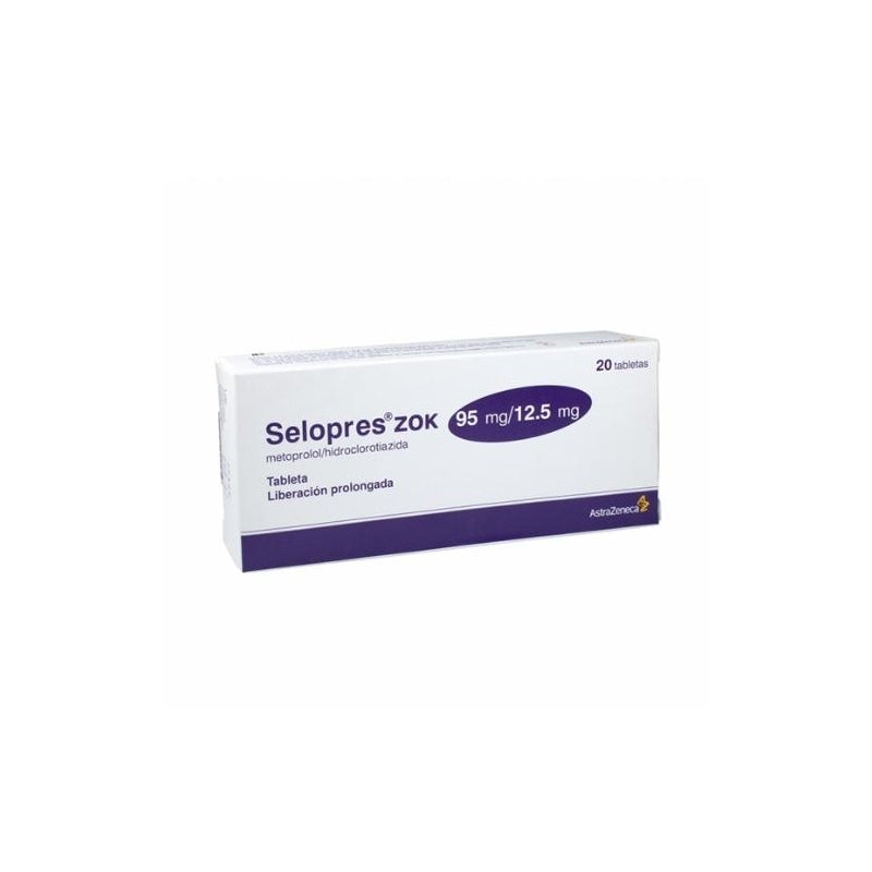 SELOPRES ZOK (Metoprolol/Hydrochlorothiazide) 95mg/12.5mg