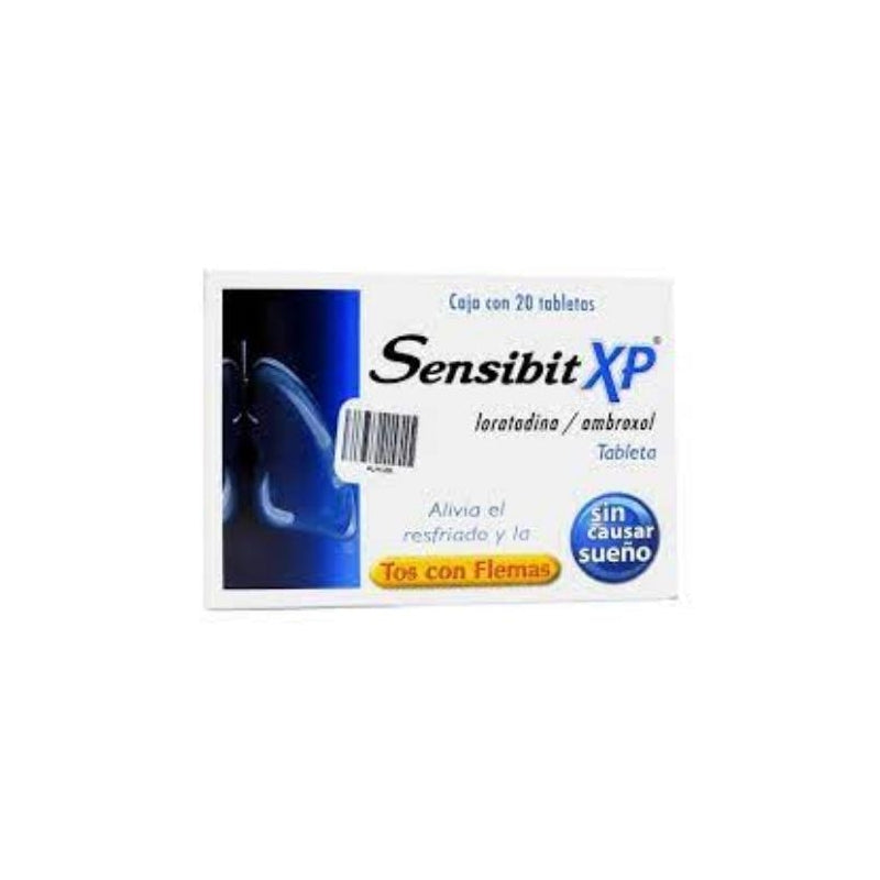 SENSIBIT XP (LORATADINE, AMBROXOL) 5MG/30MG 20 TABLETS