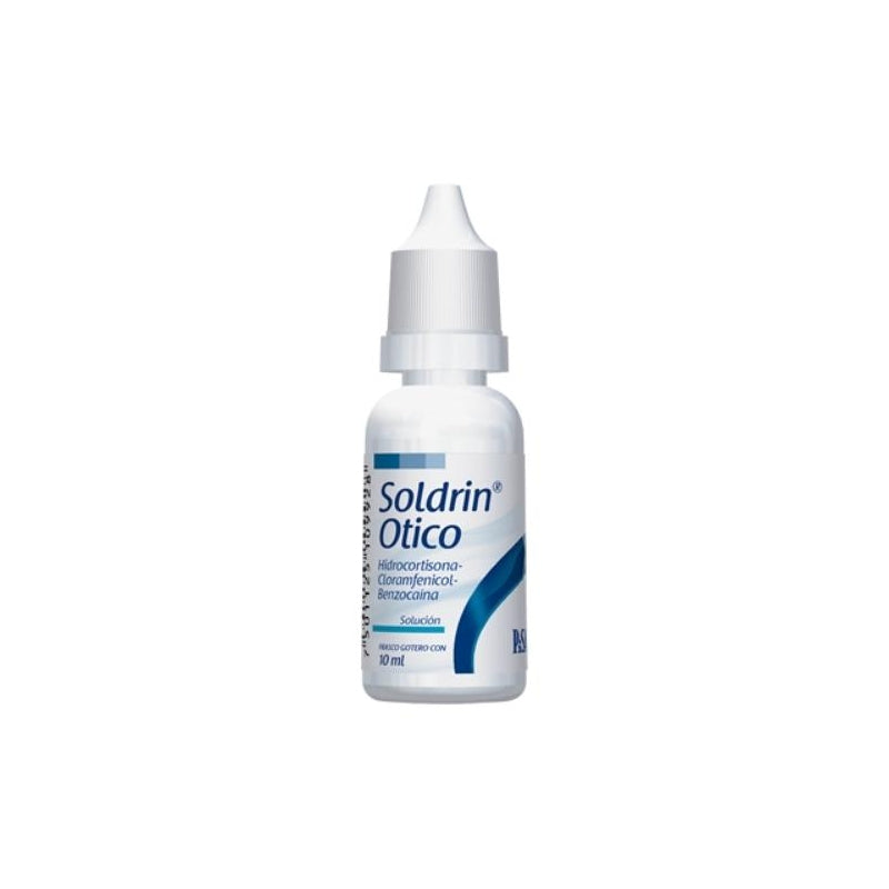 SOLDRIN OTICO (HYDROCORTISONE / CHLORAMPHENICOL / BENZOCAINE) 10ML