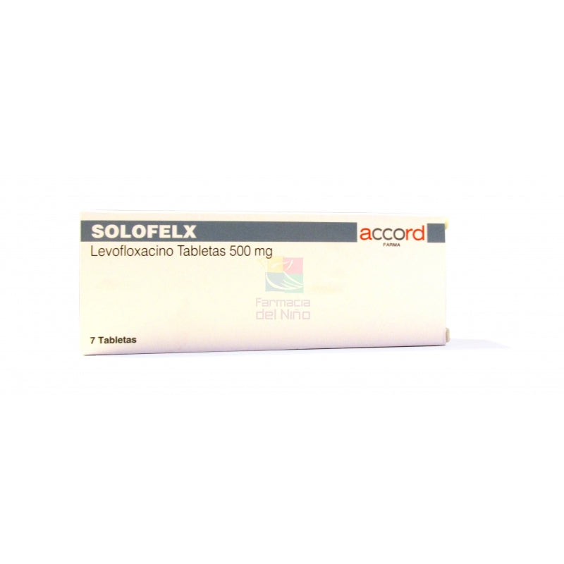 SOLOFELX (levofloxacin) 500 MG 7 TABLETS