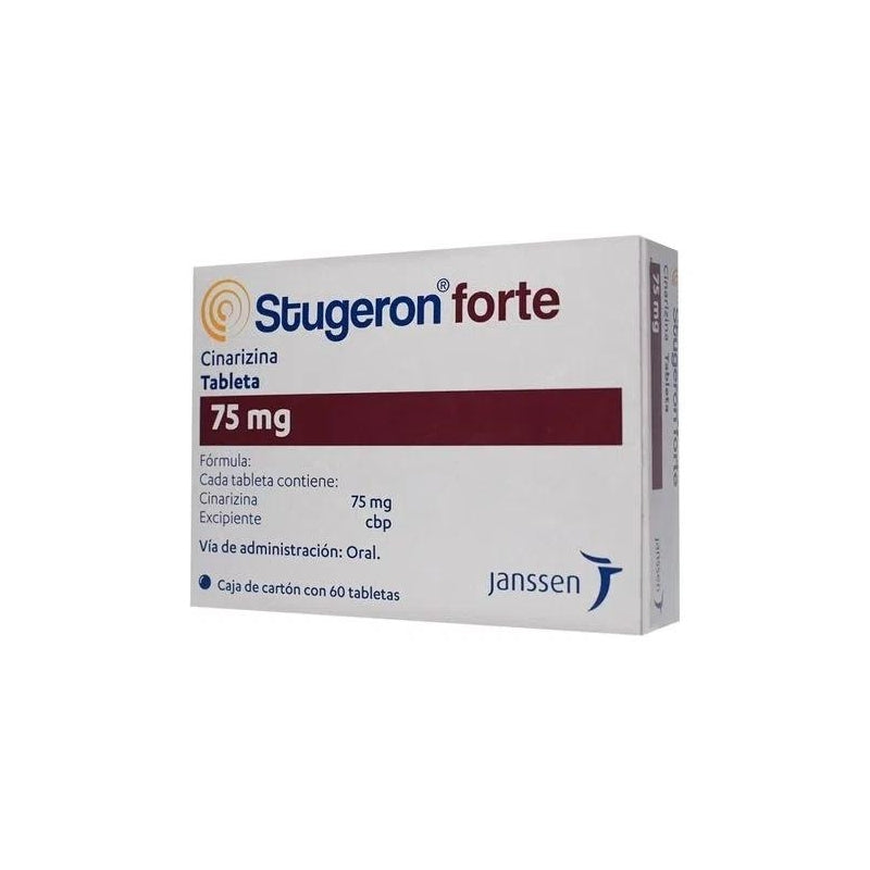 STUGERON FORTE (CINARIZINE) 75MG 60TAB