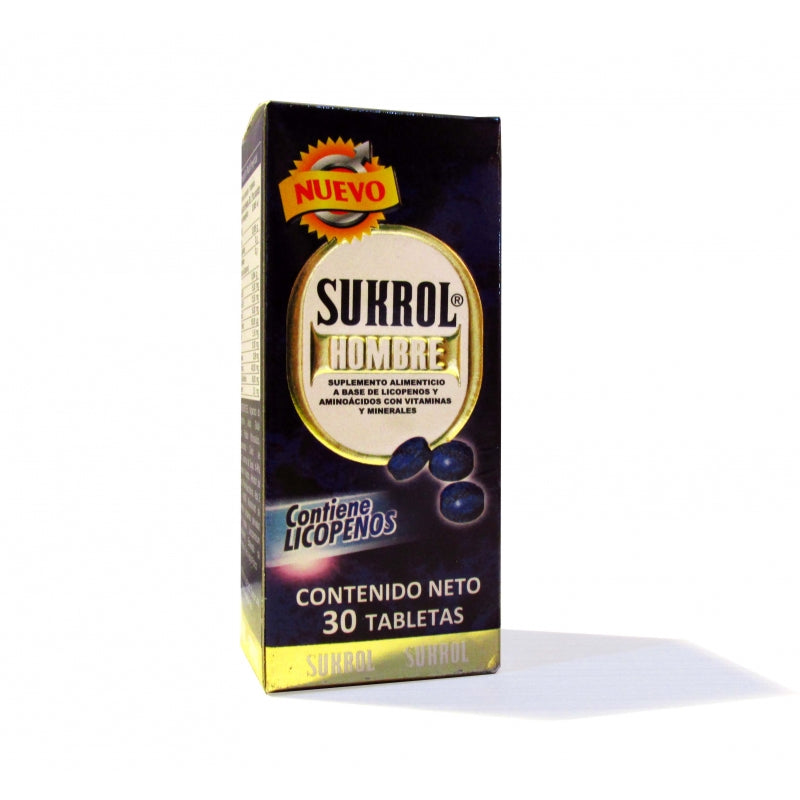 SUKROL MAN W/30 TABLETS (L-ARGININE, GLUTAMIC ACID, ZINC)
