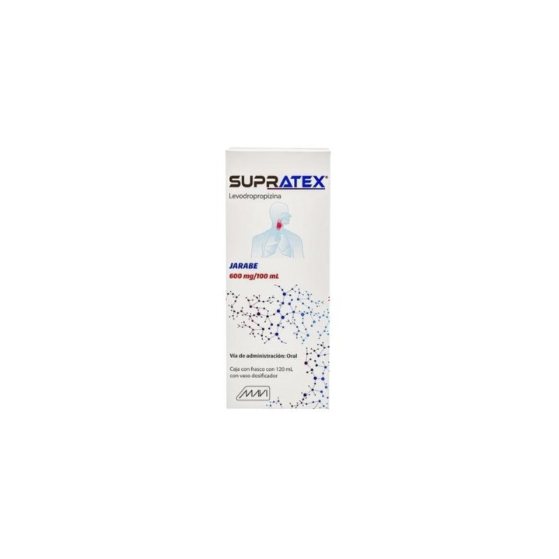 SUPRATEX (LEVODROPROPIZINE) SYRUP 600MG 120ML