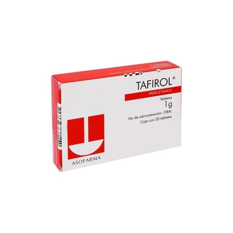 TAFIROL (PARACETAMOL) 1G 20 TABLETS