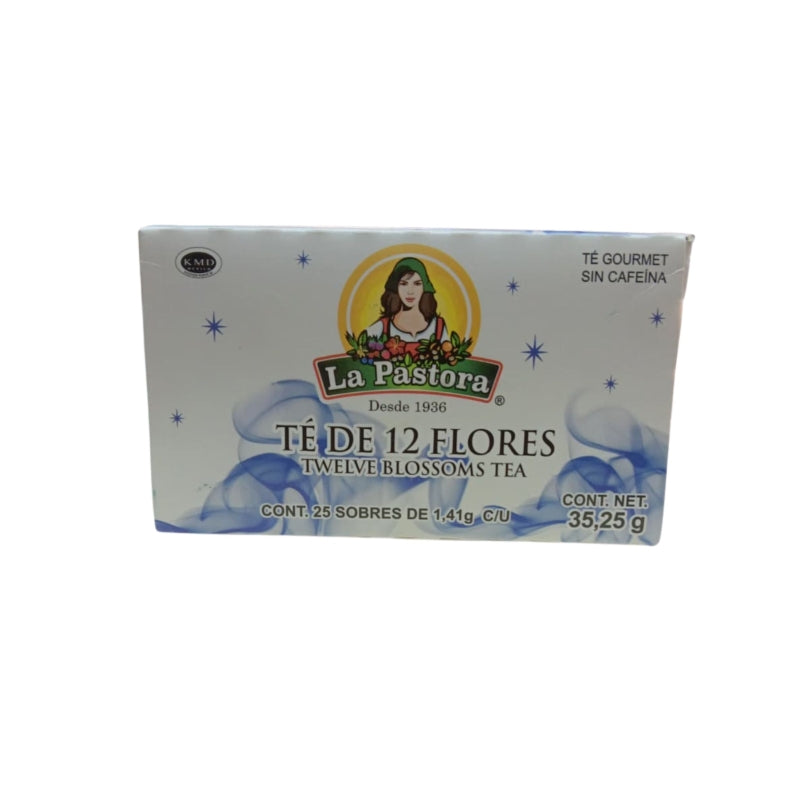 12 FLOWER TEA (LA PASTORA) 25 TEA BAGS