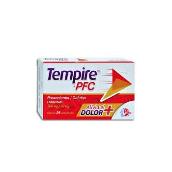 TEMPIRE-PFC (PARACETAMOL/CAFFEINE) 500/50MG WITH 24 TABLETS