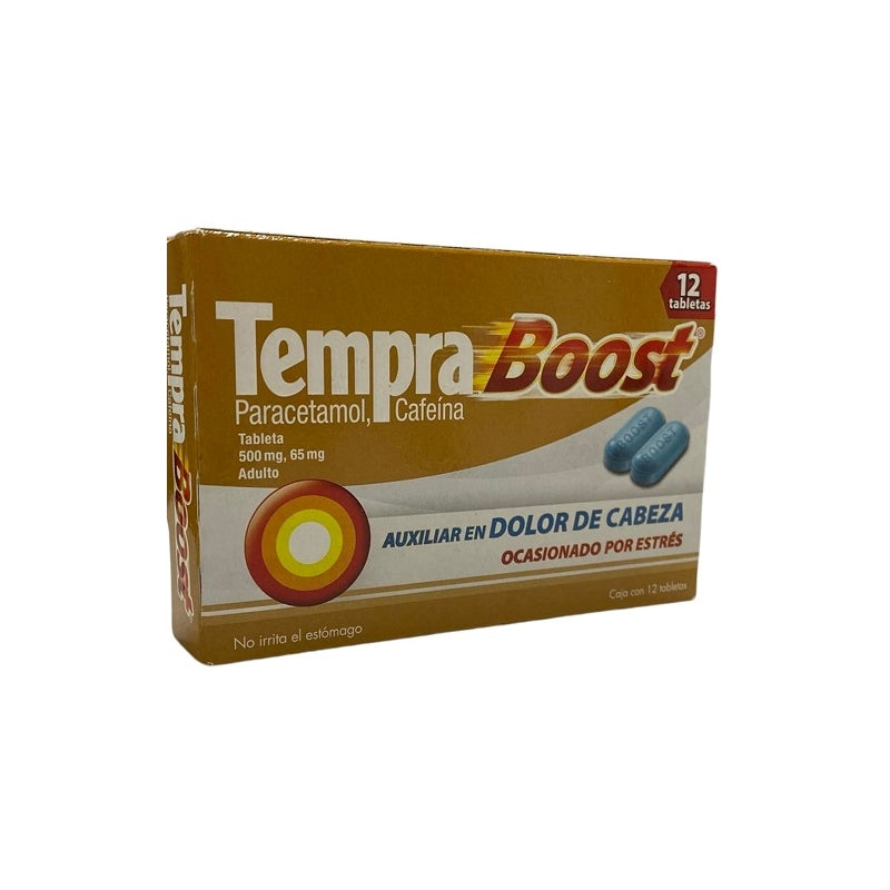TEMPRA BOOST ADULT 500/65MG 12 TABLETS