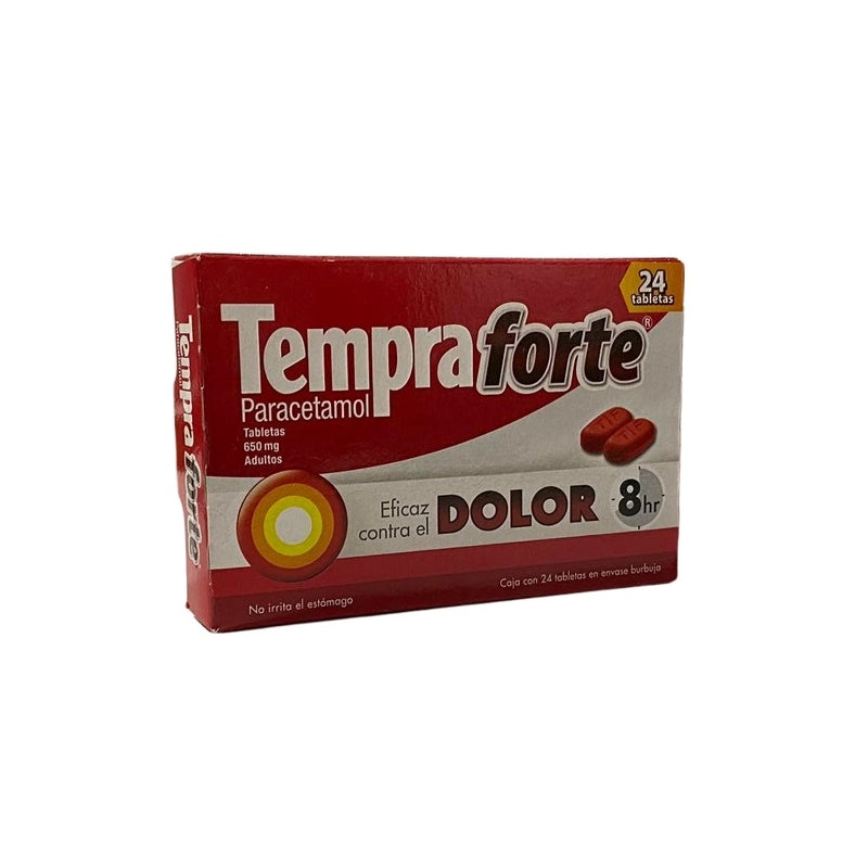 TEMPRA FORTE (ACETAMINOPHEN) 24 TABLETS 650MG
