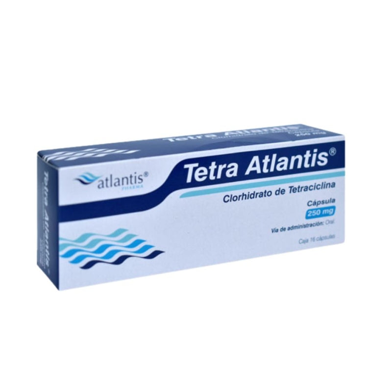 TETRA ATLANTIS (TETRACYCLINE) 250MG 16 CAPS