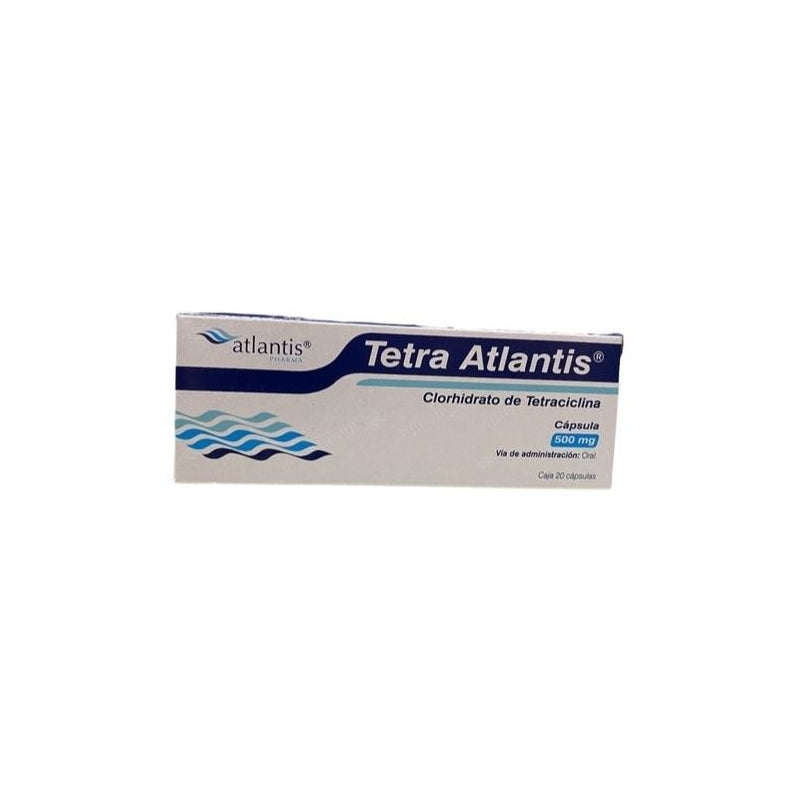 TETRA ATLANTIS (TETRACYCLINE) 500MG 20 CAPSULES