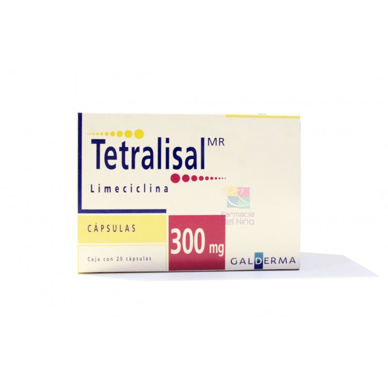TETRALYSAL (LIMECLYCLINE) 20 CAPS 300 MG