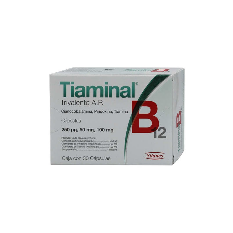 TIAMINAL B12 TRIV AP (CIANOCOBOLAMINA/TIAMINA/PIRIDOXINA) 30 CAPS