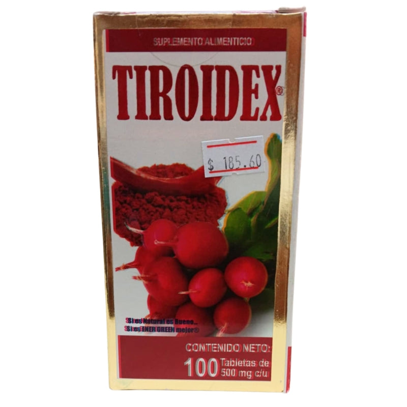 TIROIDEX 100 TABLETAS DE 500 MG C/U